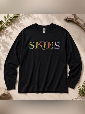 Rare Lil Skies Butterfly Long Sleeve Tee Men’s Large